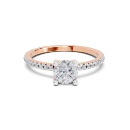 Sparkles 14KT Gold 0.82 Ct Lab Grown Round Solitaire Diamond Ring - 1.78 g-picture-32