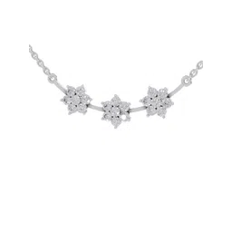 Sparkles 14KT Gold 0.92 Ct Lab Grown Shape Diamond Necklace- 1.95g-picture-27