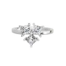 Sparkles 14KT Gold 1.05 Ct Lab Grown IGI Certified Princess Shape Diamond Ring - 2.89 g-picture-23