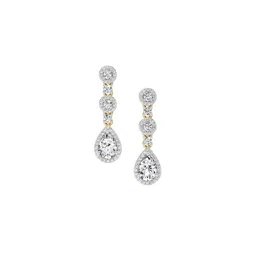 Sparkles 14KT Gold Earrings With 1.67 Carat Lab Grown Diamonds- 1.16 g-picture-12