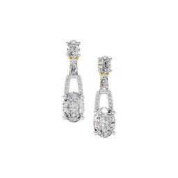 Sparkles 14KT Gold Earrings With 2.4 Carat Lab Grown Diamonds- 2.2 g-picture-13