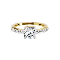 Sparkles Lab Grown Diamond 0.58 Carat IGI Certified Cushion Engagement Ring-picture-16