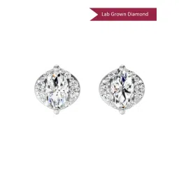 Sparkles Lab Grown Diamond 14k (585) Rose Gold Earrings for Women-picture-22