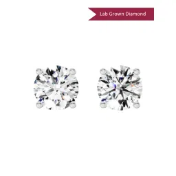 Sparkles Lab Grown Diamond 14k (585) Rose Gold Earrings for Women-picture-14