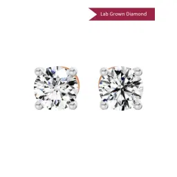 Sparkles Lab Grown Diamond 14k (585) Rose Gold Earrings for Women-picture-42