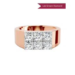 Sparkles Lab Grown Diamond 14k (585) Rose Gold Ring for Women-picture-21