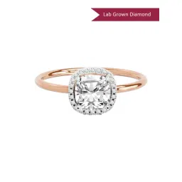 Sparkles Lab Grown Diamond 14k (585) Rose Gold Ring for Women-picture-30