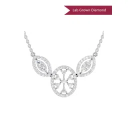 Sparkles Lab Grown Diamond 14k (585) White Gold Pendant for Women-picture-27
