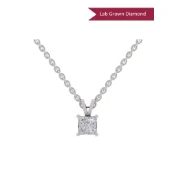 Sparkles Lab Grown Diamond 14k (585) White Gold Pendant for Women-picture-21