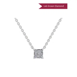 Sparkles Lab Grown Diamond 14k (585) White Gold Pendant for Women-picture-24
