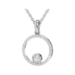 Sparkles Lab Grown Diamond 14k (585) White Gold Pendant for Women image 2