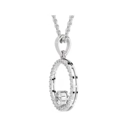 Sparkles Lab Grown Diamond 14k (585) White Gold Pendant for Women image 3