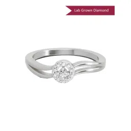 Sparkles Lab Grown Diamond 14k (585) White Gold Ring for Women-picture-42