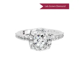 Sparkles Lab Grown Diamond 14k (585) White Gold Ring for Women-picture-44