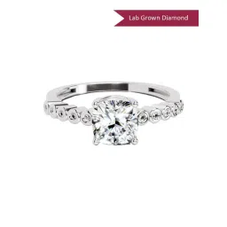 Sparkles Lab Grown Diamond 14k (585) White Gold Ring for Women-picture-44