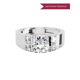 Sparkles Lab Grown Diamond 14k (585) White Gold Ring for Women-picture-30