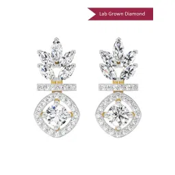 Sparkles Lab Grown Diamond 14k (585) Yellow Gold Earrings for Women-picture-34