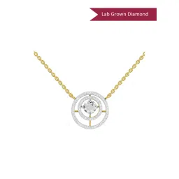 Sparkles Lab Grown Diamond 14k (585) Yellow Gold Pendant for Women-picture-35
