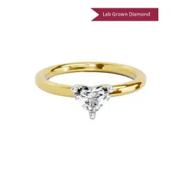 Sparkles Lab Grown Diamond 14k (585) Yellow Gold Ring for Women-picture-26
