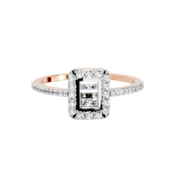Sparkles Women 14 Kt Rose Gold Lab Grown Diamond Ring 1.49 gm 0.42 Carat-picture-22