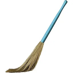 Sparkmate By Crystal Commando Grass Broom/Phool Jhadu (Hard_Floor, Plastic Handle, Assorted)-picture-16