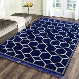 sparrow world Blue Chenille Runner-picture-21