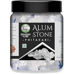Sparsh Pure Alum Stone Phitkari 400gm Natural Astringent for Skin Care, Acne Treatment and After Shave.-picture-30