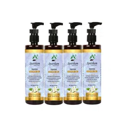 SPARSHAM-NATURE'S TOUCH Set Of 4 Jasmine Shower Gel With Aloe Vera - 210 ml Each-picture-29