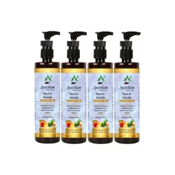 SPARSHAM-NATURE'S TOUCH Set Of 4 Peach & Avocado Shower Gel - 210 ml Each-picture-31