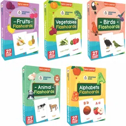 spartan kids Early Learning Flash Cards For Kids 1 Year To 6 Year Kids (Combo)-picture-21