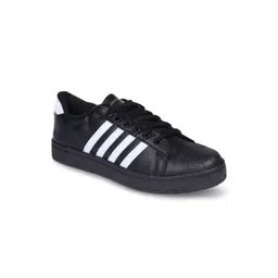 Sparx Men Black Striped Sneakers-picture-25