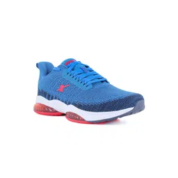Sparx Men Blue & Red Mesh Running Non-Marking Shoes-picture-42