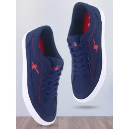 Sparx Men Lace-Up Contrast Sole Sneakers-picture-15