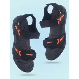Sparx Men's Black Floater Sandals-picture-32