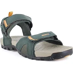 sparx mens SS 587 | Latest, Daily Use, Stylish Floaters | Gold Sport Sandal - 10 UK (SS 587)-picture-31