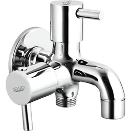 Premium Quality Brass Turbo Collection 2 Way Bib Cock (Pack of 1) For Bathroom and Kitchen Chrome Silver Plated Bib Tap Faucet-image-25