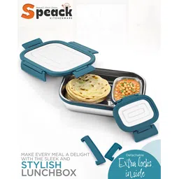 speack Steel Tiffin for Kid 2 Containers Lunch Box image 4