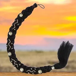 Special Braided Hair Parandi/Extension With Designes of Stones For Girls And Women-picture-55