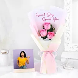 Special You Rose Bouquet N Personalised Frame-picture-14