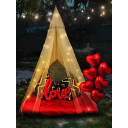 Special You 13 Pcs Red Textured Festive Decor-picture-14