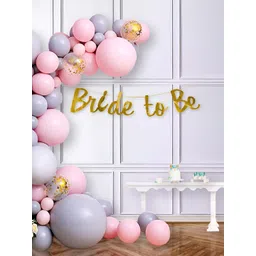 Special You 48-Pcs Pink & Grey Bride To Be Decor-picture-31