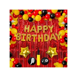 Special You 48-Pcs Red & Yellow Balloon Happy Birthday Dcor-picture-14