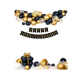 Special You 48Pcs Black & Yellow Anniversary Decor-picture-13