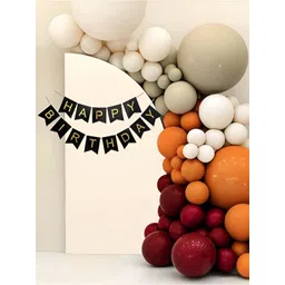 Special You 48Pcs Orange-Colored & White Birthday Decor-picture-12