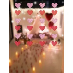 Special You 4Pcs Pink Large Heart Festive Decor-picture-23