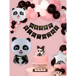 Special You 64-Pcs Black & White Balloon & Panda Happy Birthday Dcor-picture-25