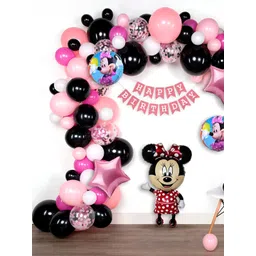 Special You 78-Pcs Pink Minnie Mouse Theme Birthday DecorationKit-picture-30