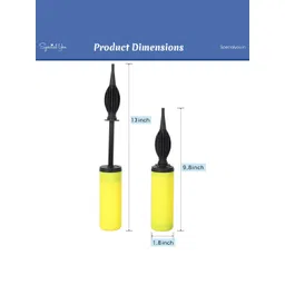 Special You Blue & Black 3-Pcs Balloon Pump With Arch & Double Sided Tape image 2
