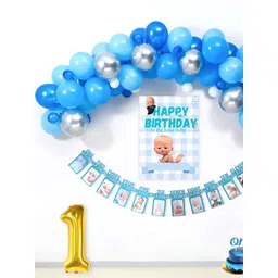 Special You Set Of 60 White & Blue Festive Decors-picture-25