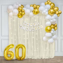 Special You Yellow & White 70 Pieces Balloons Birthday Celebrations-picture-38